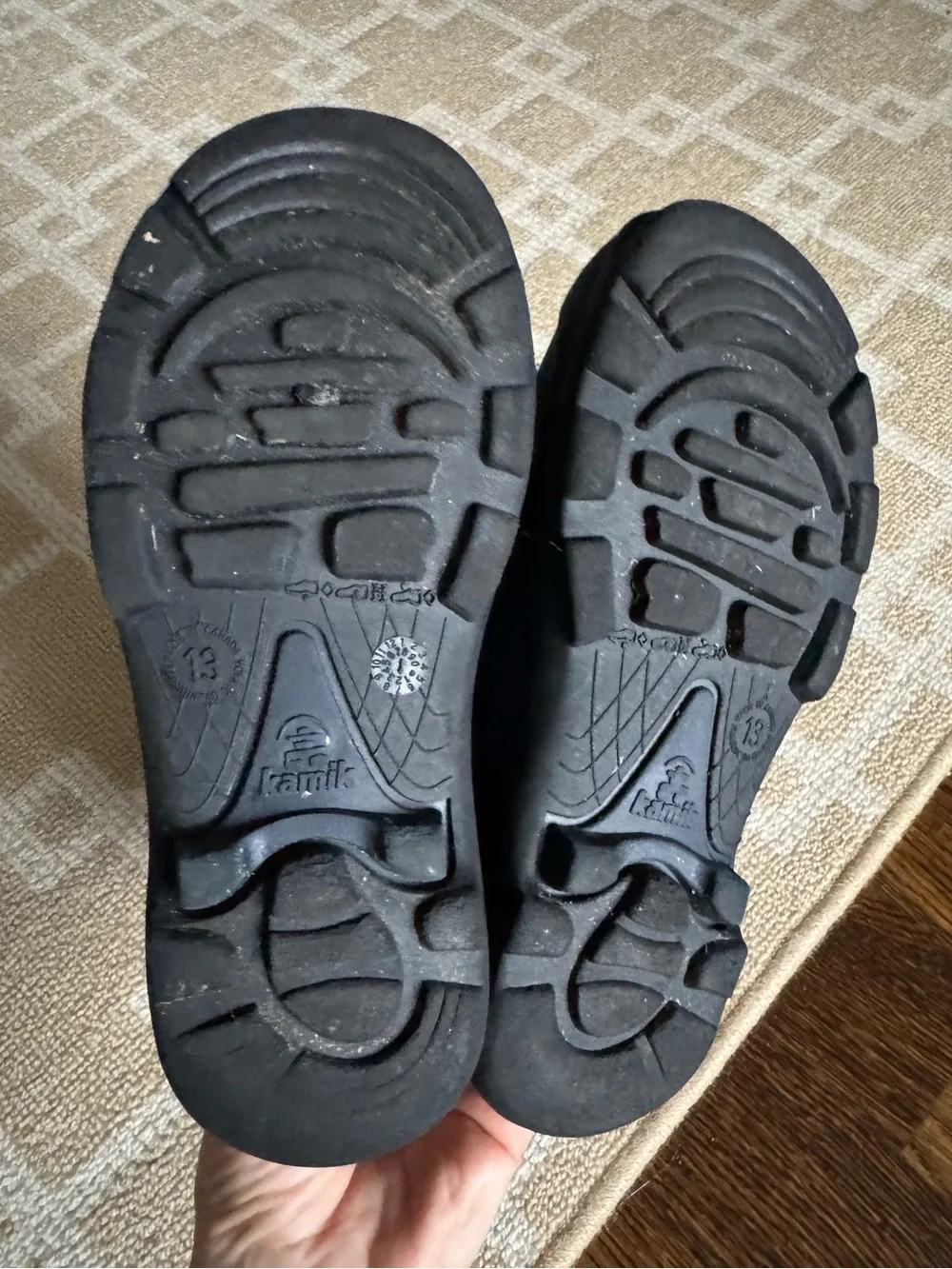 Kamik Kids Snobuster Waterproof Insulated Winter Snow Boots Navy Blue Size 13